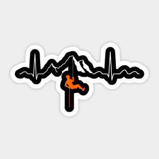 Heartbeat Climbing Sticker